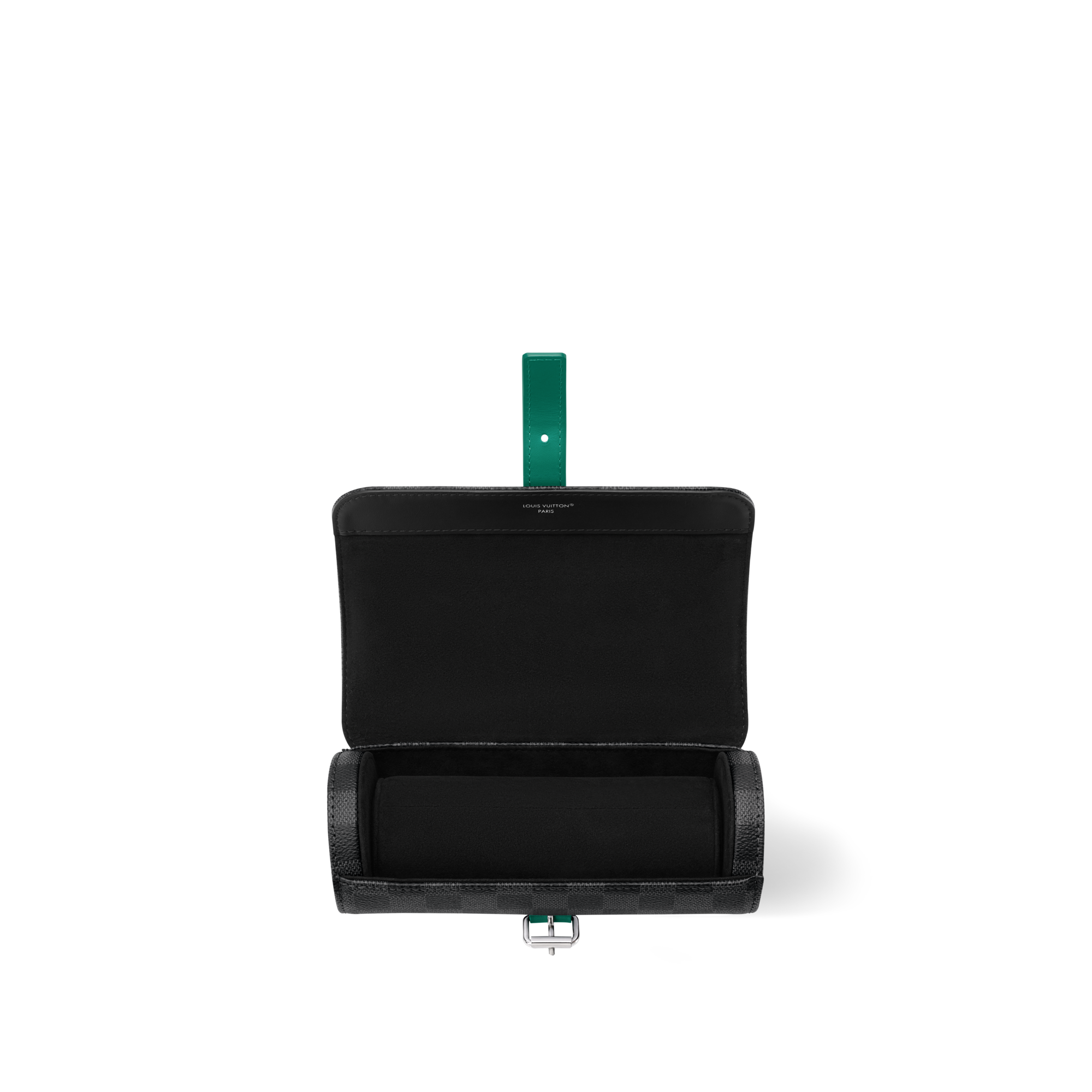 Damier Graphite Canvas Travel Travel Accessories 3 Watch Case | Louis Vuitton ® (Product zoom)