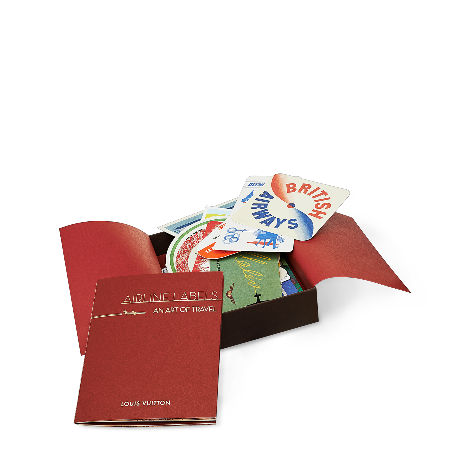  Library Hard Cover Books 30 Post Airlines Labels | Louis Vuitton ® (Product zoom)