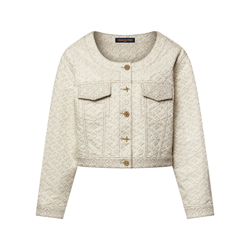 Ready-to-Wear Coats and Jackets 3D Monogram Denim Jacket | Louis Vuitton ® (Product zoom)