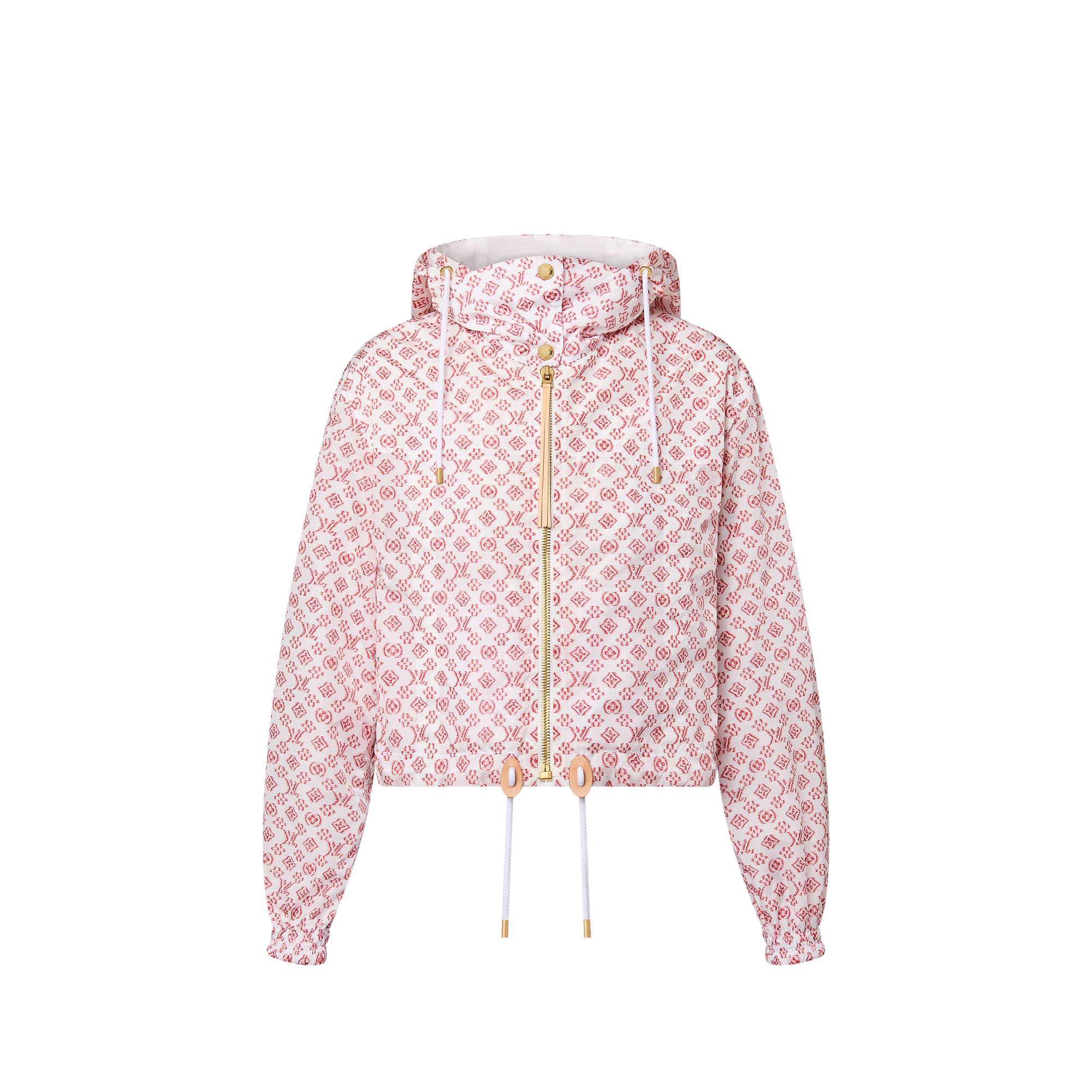 3D Monogram Hooded Parka