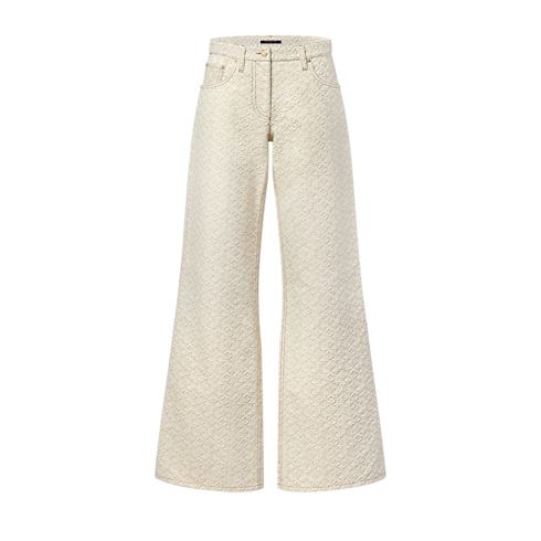 Ready-to-Wear Pants 3D Monogram Jeans | Louis Vuitton ® (Product zoom)