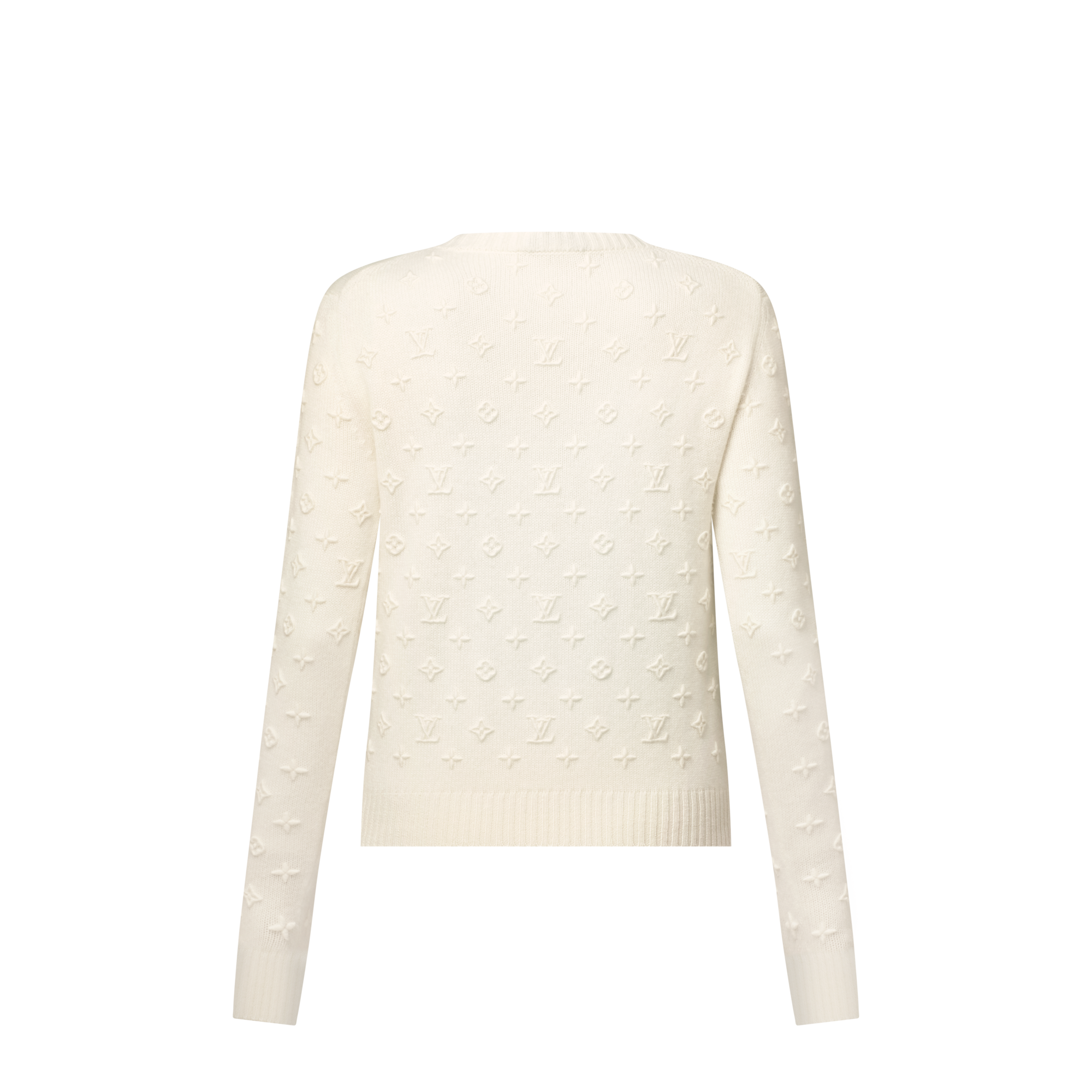  Ready-to-Wear Knitwear 3D Monogram Knit Pullover | Louis Vuitton ® (Product zoom)