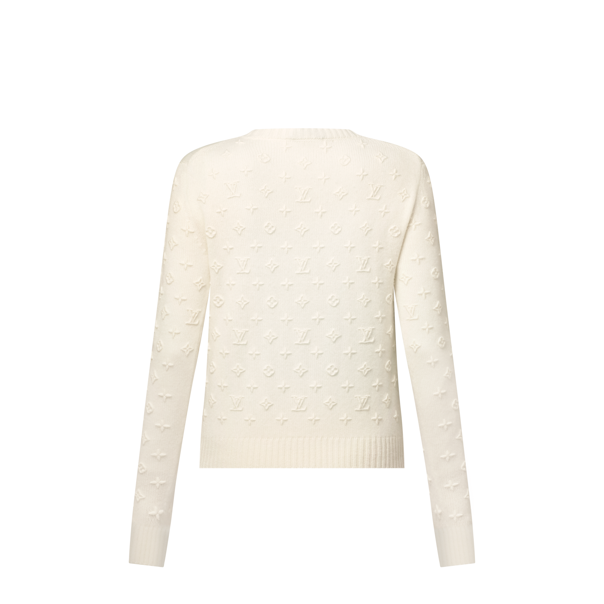 3D Monogram Knit Pullover