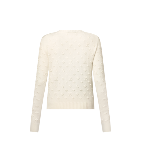 Ready-to-Wear Knitwear 3D Monogram Knit Pullover | Louis Vuitton ® (Product zoom)
