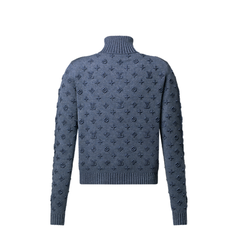 Ready-to-Wear Knitwear 3D Signature Turtleneck Pullover | Louis Vuitton ® (Product zoom)
