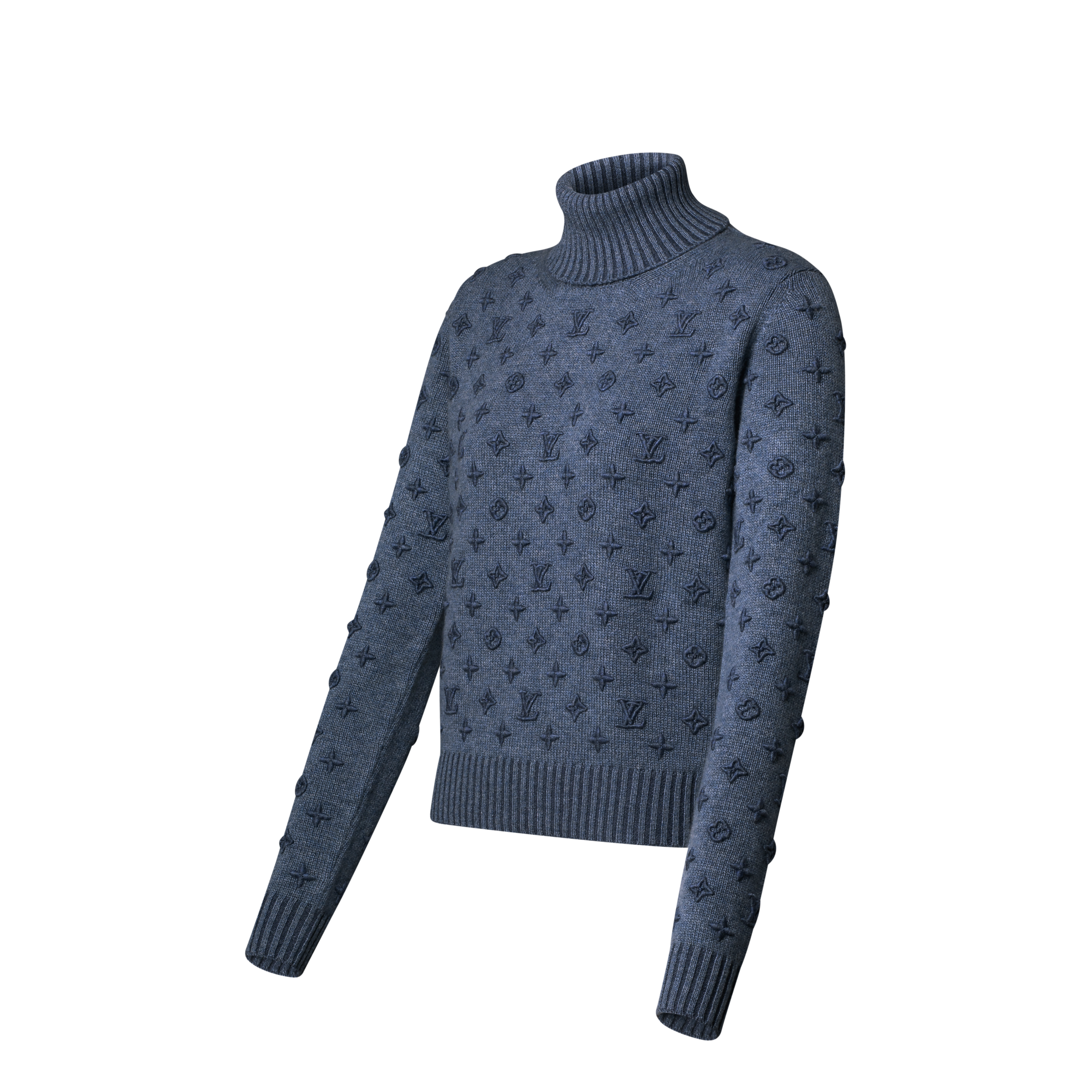 3D Signature Turtleneck Pullover