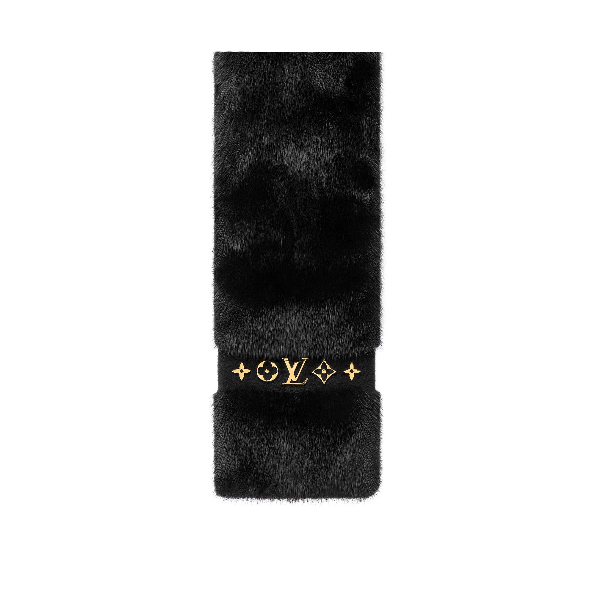 S00 Discontinued Product Obs 14 5 Flowers Fur Scarf | Louis Vuitton ® (Product zoom)