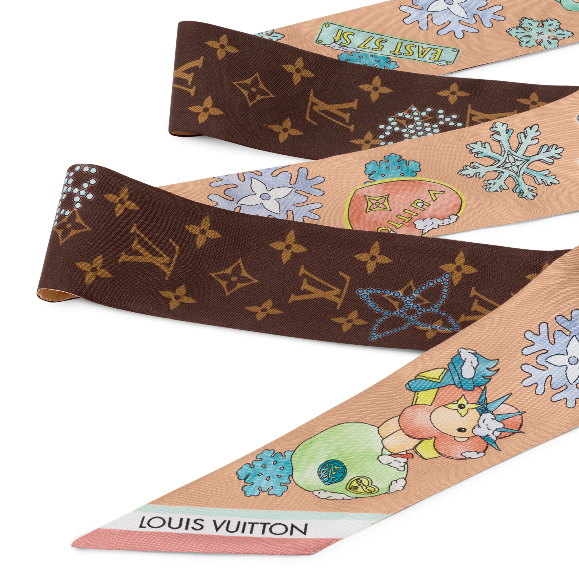 S00 Accessories Silk Squares and Bandeaus  57th Street NYC Vivienne In NY BB Bandeau | Louis Vuitton ® (Product zoom)