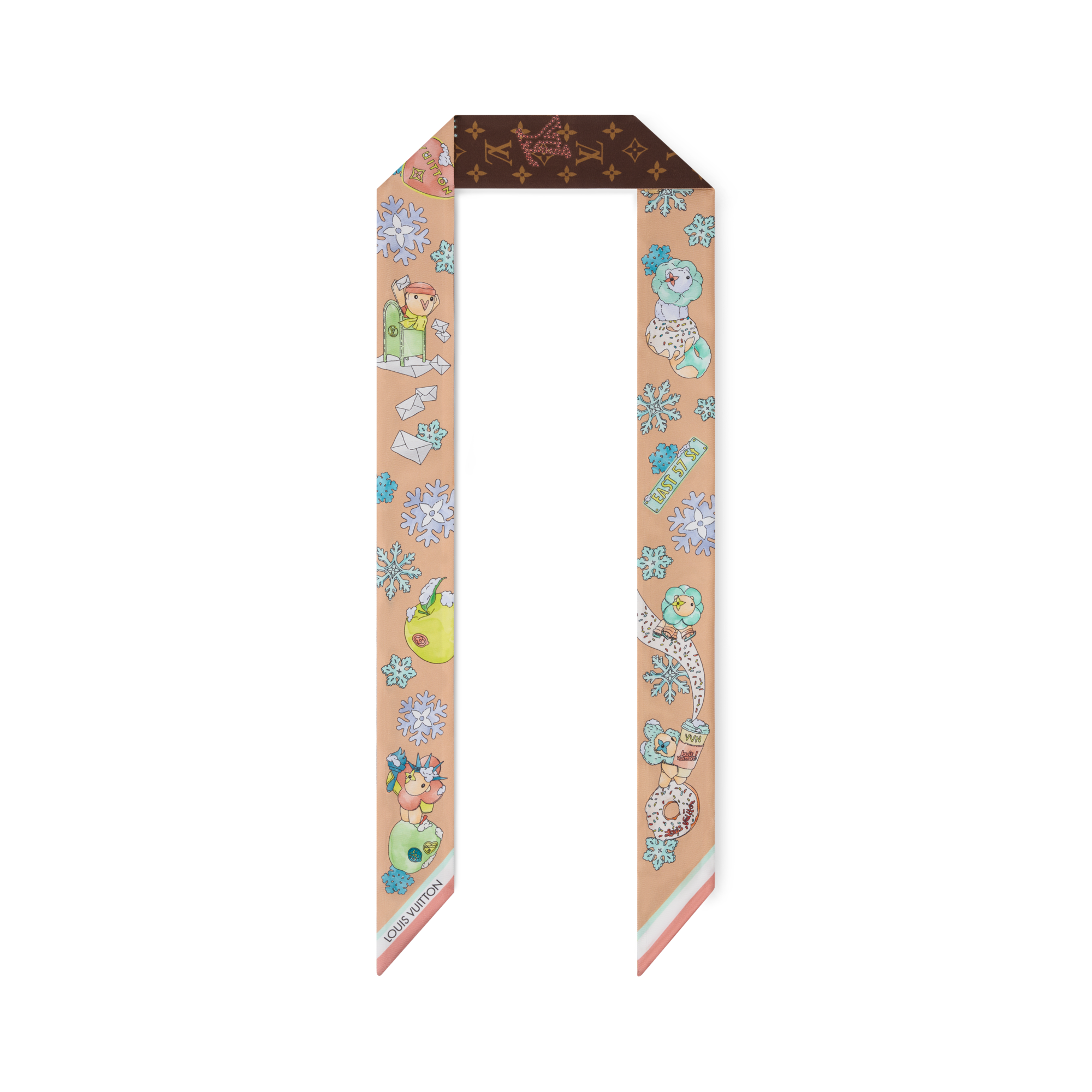 S00 Accessories Silk Squares and Bandeaus  57th Street NYC Vivienne In NY BB Bandeau | Louis Vuitton ® (Product zoom)