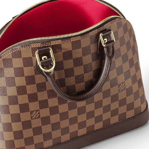 Damier Ebene Handbags All Handbags Alma PM | Louis Vuitton ® (Product zoom)