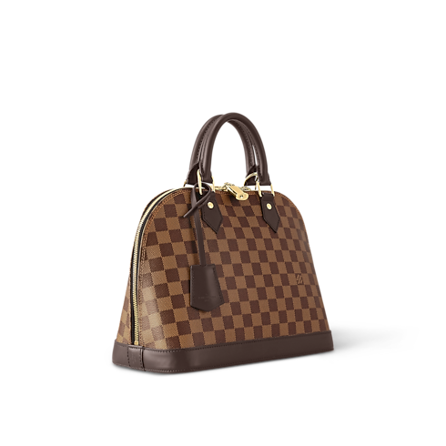 Damier Ebene Handbags All Handbags Alma PM | Louis Vuitton ® (Product zoom)
