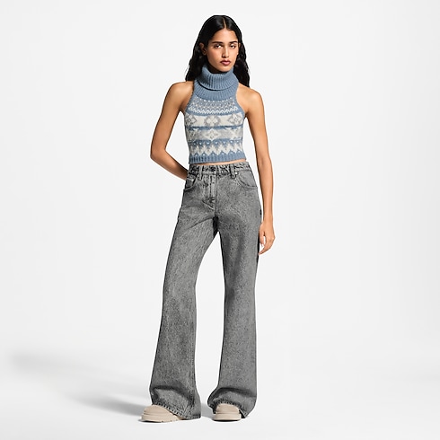 Ready-to-Wear Tops and Shirts Alpine Knit Crop Top | Louis Vuitton ® (Product zoom)
