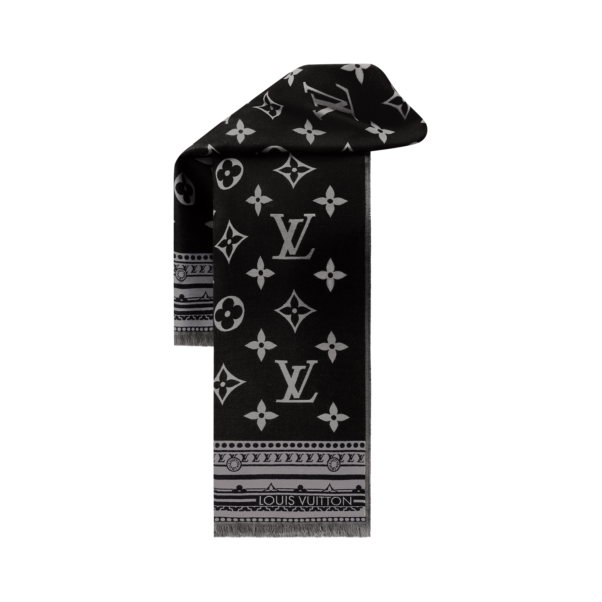 S00 Accessories Shawls and Stoles Amazingram stole | Louis Vuitton ® (Product zoom)