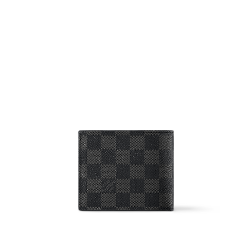 Damier Graphite Canvas Personalization Small Leather Goods AMERIGO WALLET | Louis Vuitton ® (Product zoom)
