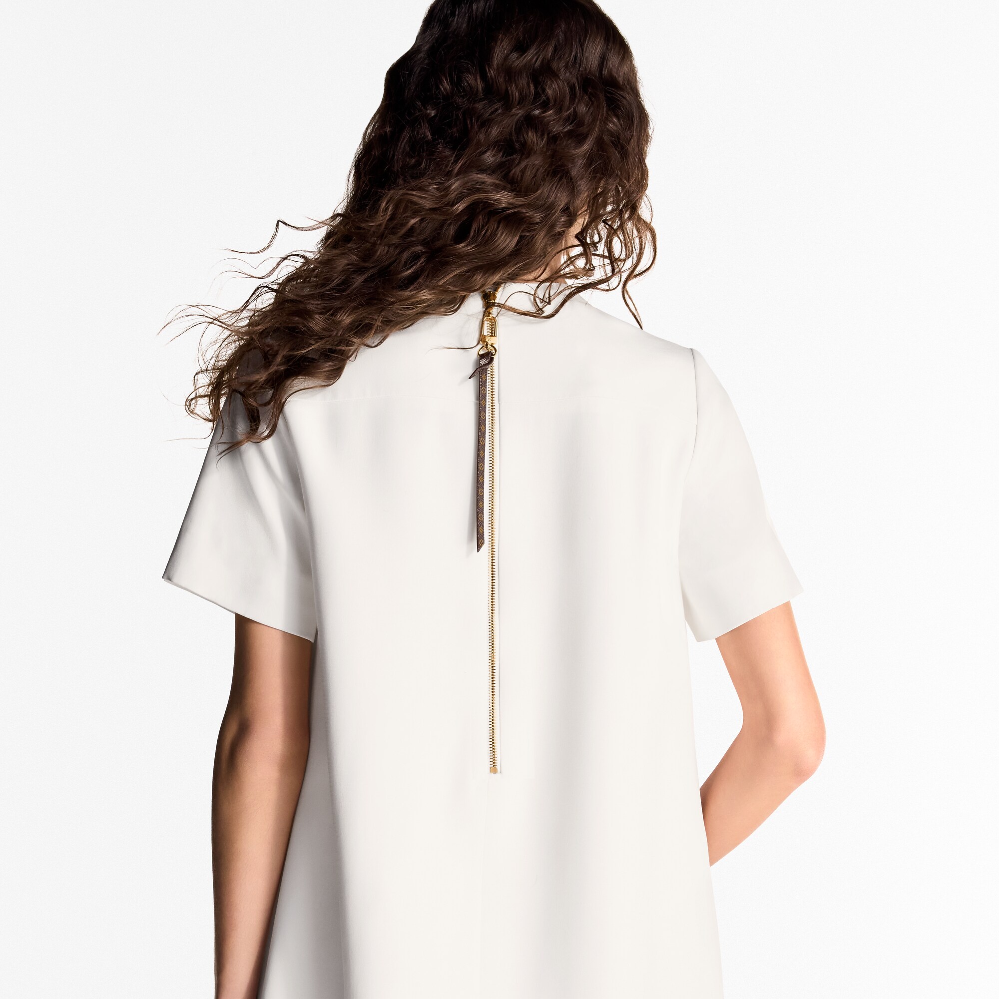 Anchor Button A-Line Dress