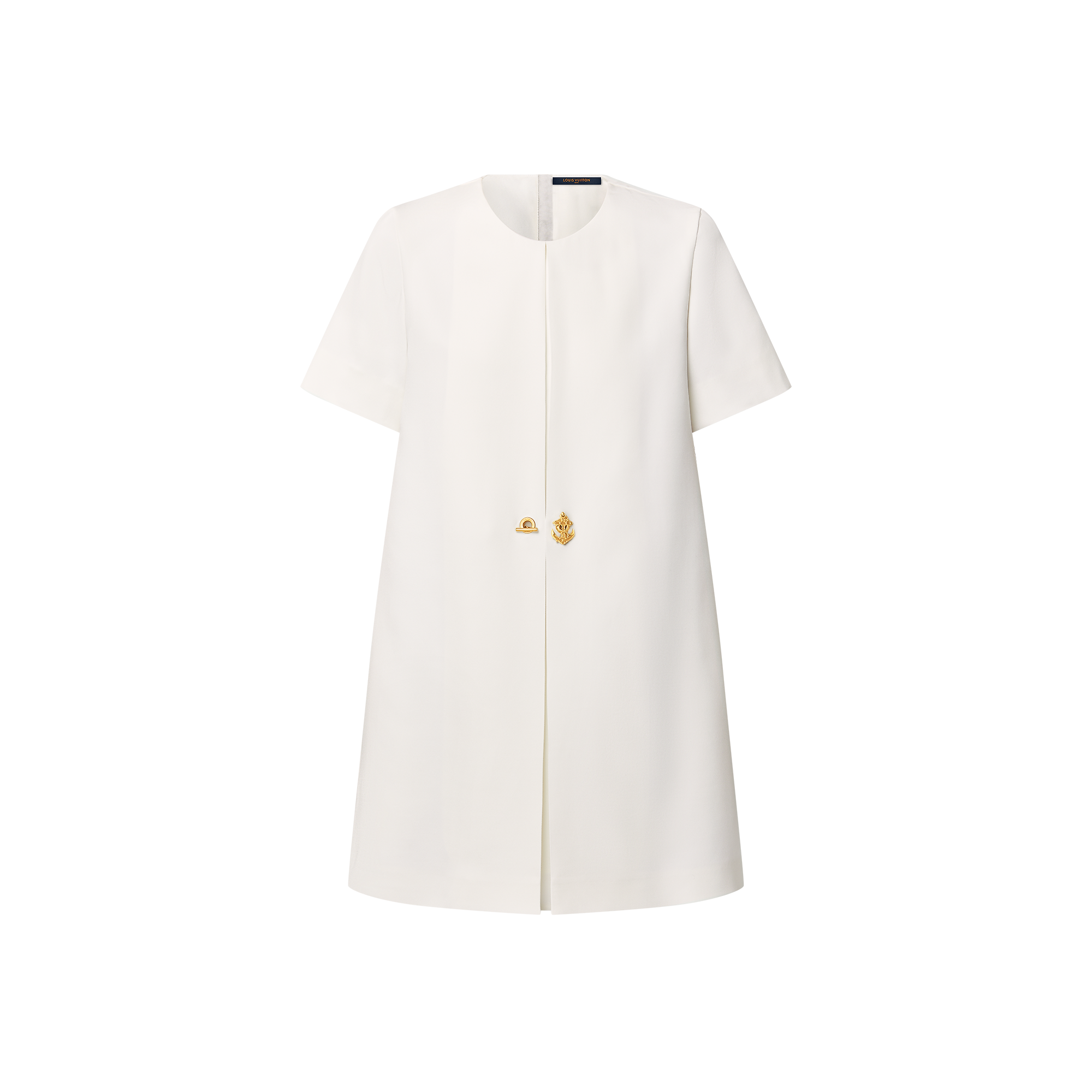 Anchor Button A-Line Dress