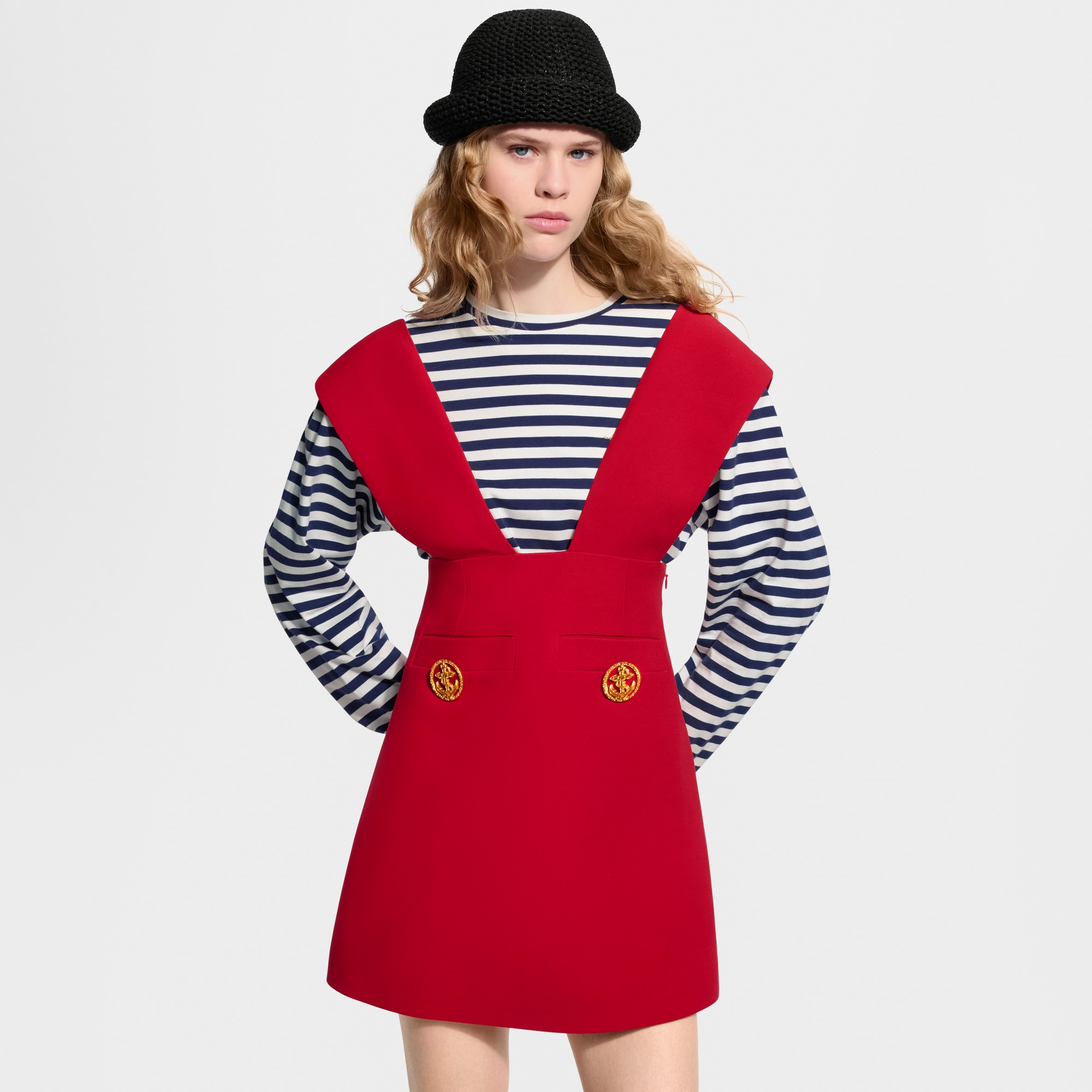 louis vuitton dress red The making of Emma Stone's Golden Globes Louis Vuitton gown