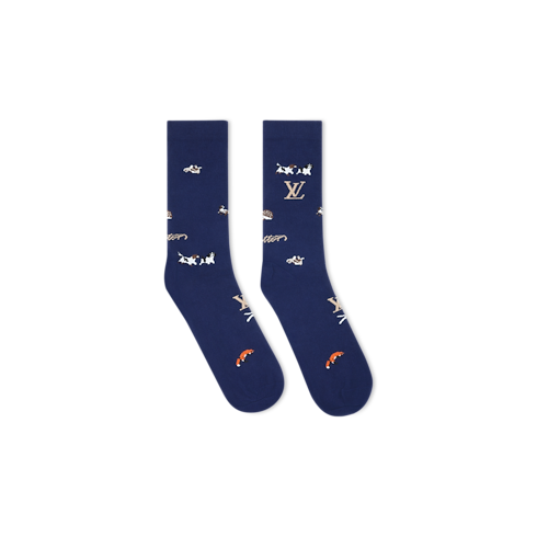 S00 Accessories Home Textile Animal Blason Socks | Louis Vuitton ® (Product zoom)