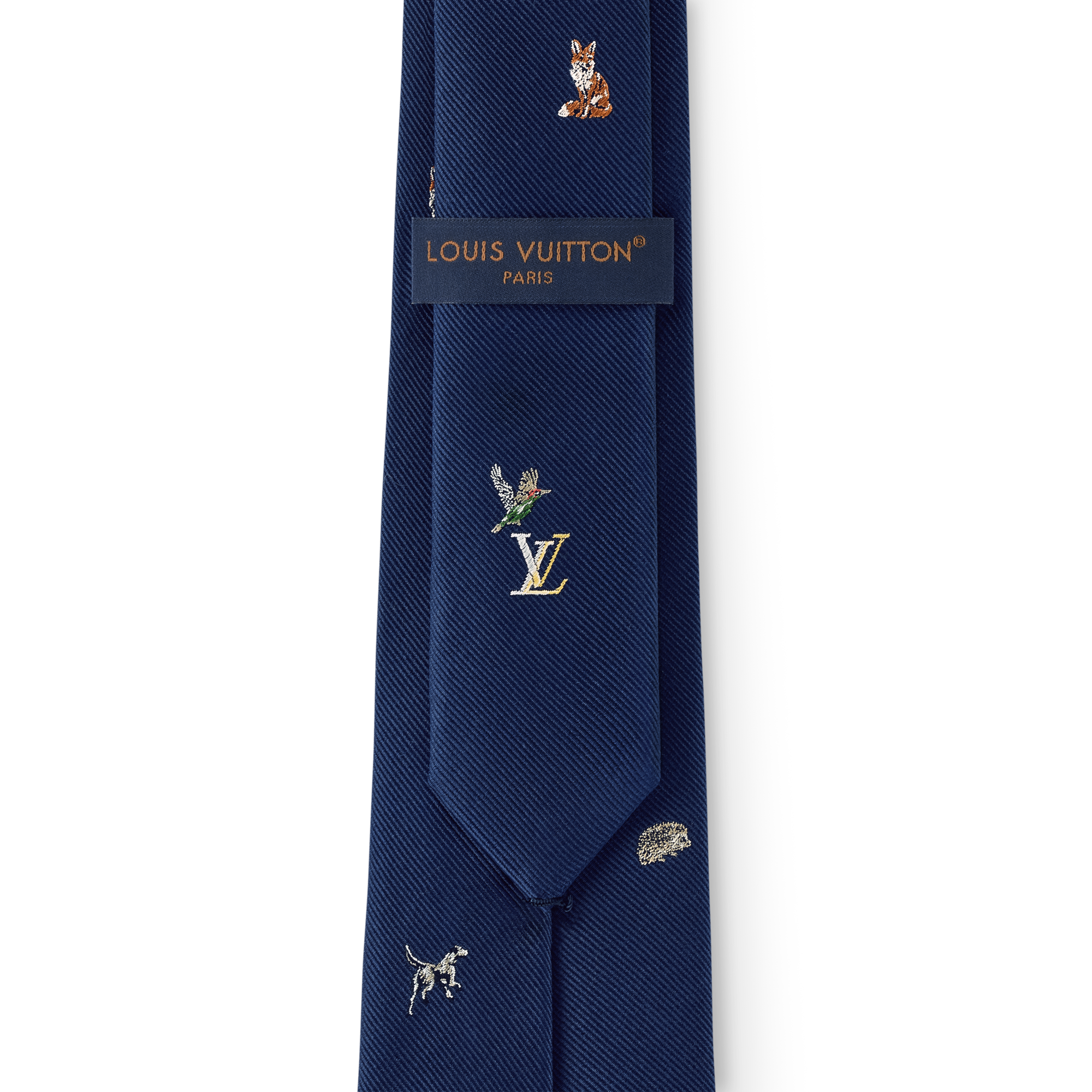 S00 Accessories Ties and Pocket Squares Animal Blason Tie | Louis Vuitton ® (Product zoom)