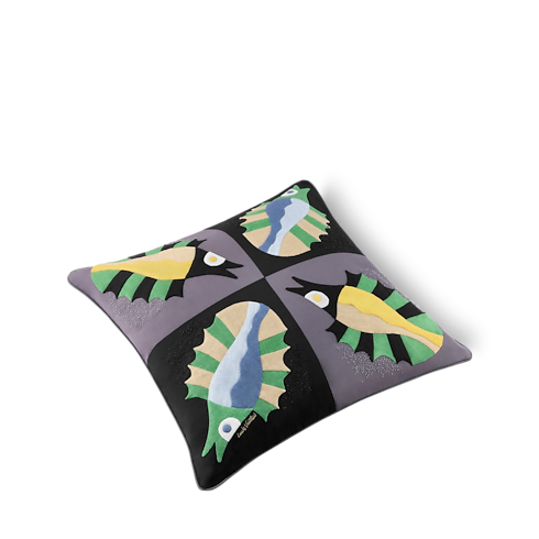 Home and Art of Dining Home Textiles Animali Fantastici Fish Cushion | Louis Vuitton ® (Product zoom)