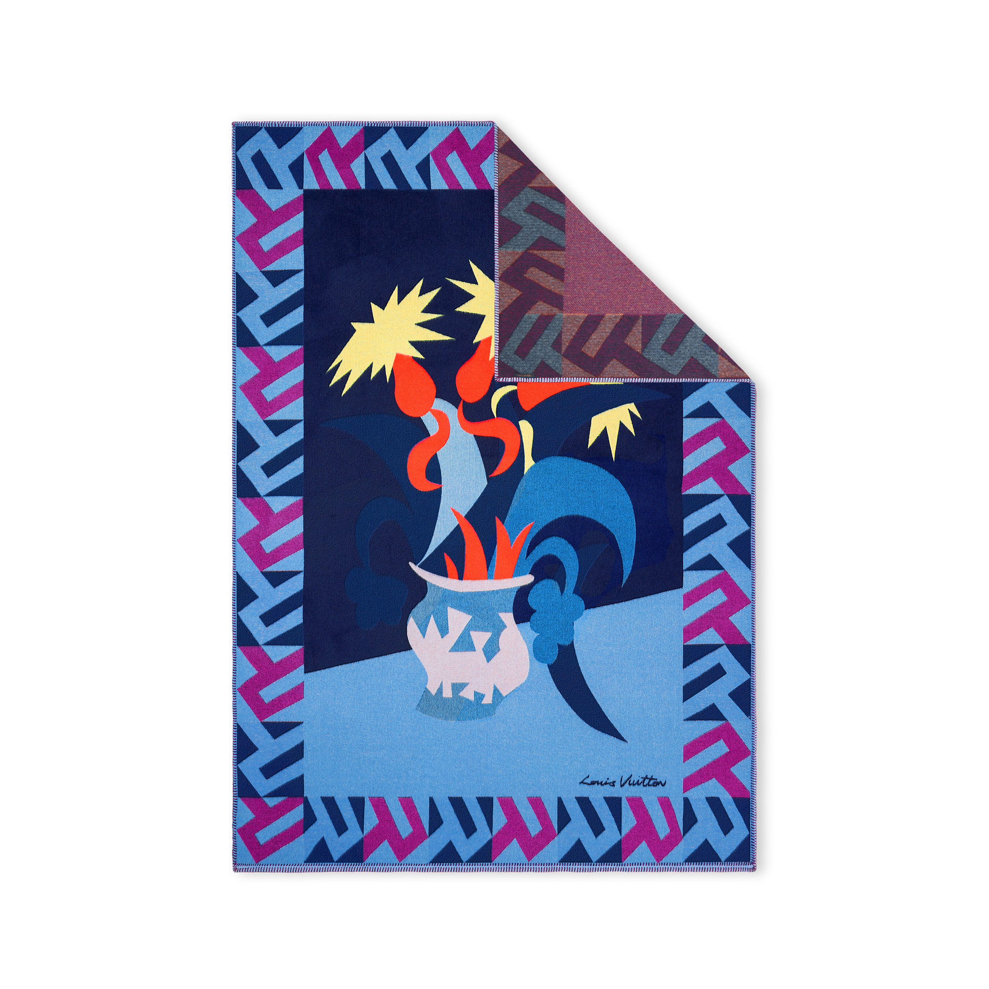 Animali Fantastici Flowers Throw Blanket