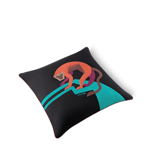 Home and Art of Dining Home Textiles Animali Fantastici Monkey Cushion | Louis Vuitton ® (Product zoom)