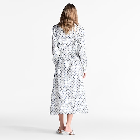 Ready-to-Wear Dresses Aquarelle Monogram Shirt Dress | Louis Vuitton ® (Product zoom)
