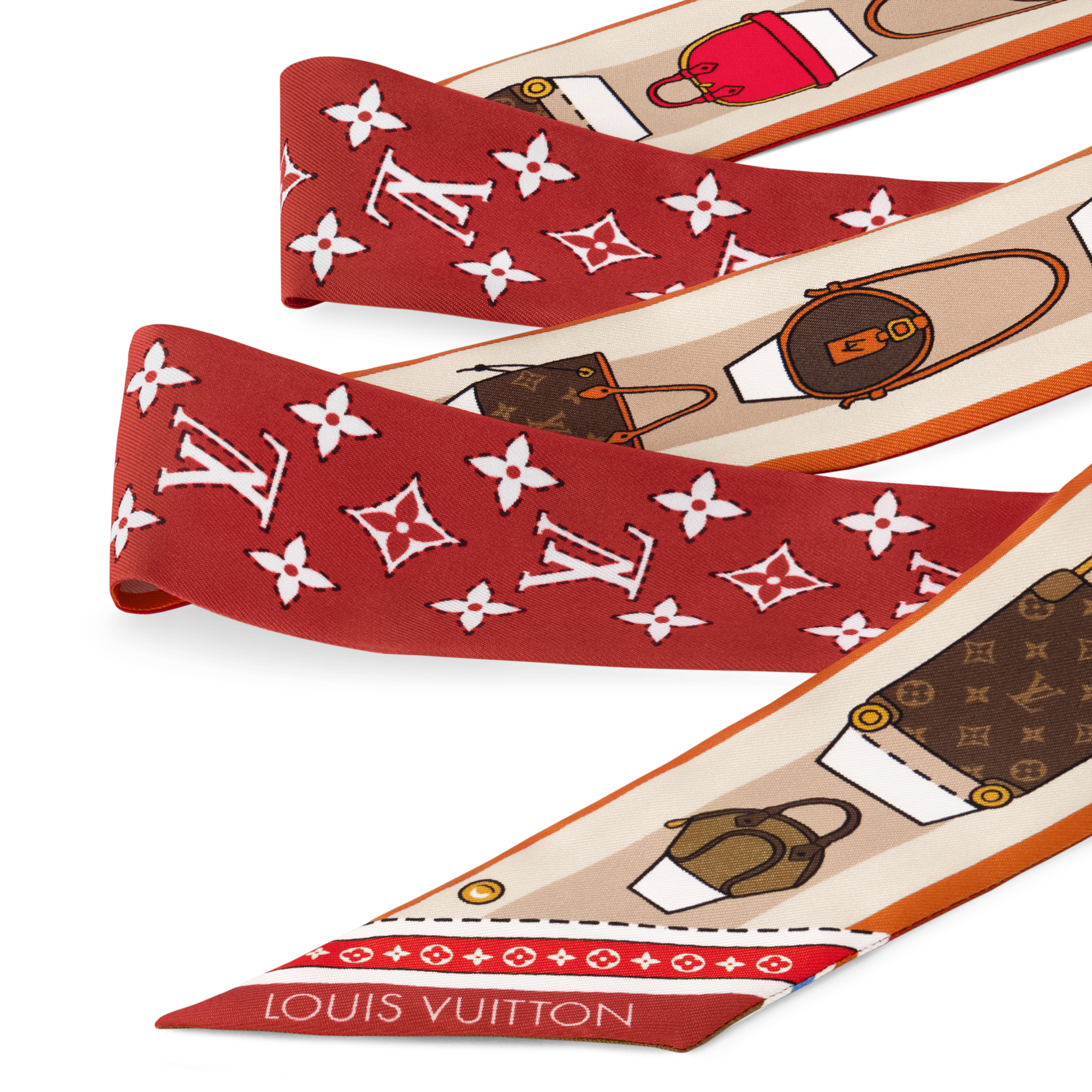 S00 Accessories Silk Squares and Bandeaus  Asnieres Paper House BB Bandeau | Louis Vuitton ® (Product zoom)