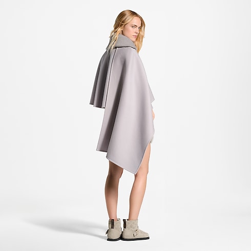 Ready-to-Wear Coats and Jackets Asymmetrical Mahina Cape Coat | Louis Vuitton ® (Product zoom)