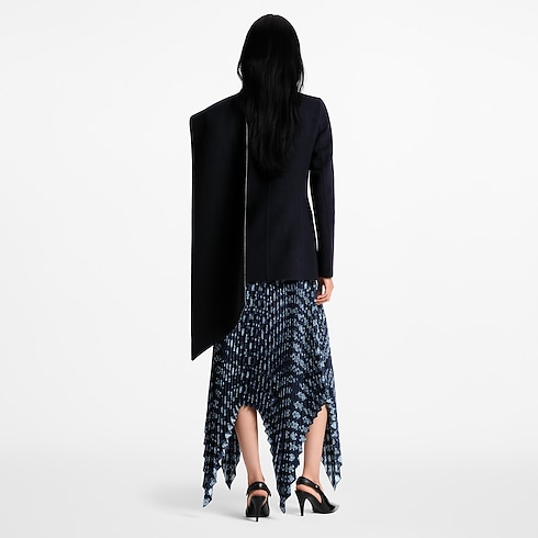 Ready-to-Wear Coats and Jackets Asymmetrical Scarf Jacket | Louis Vuitton ® (Product zoom)