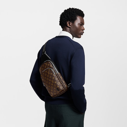 Monogram Macassar Canvas Bags All Collections Avenue Slingbag | Louis Vuitton ® (Product zoom)