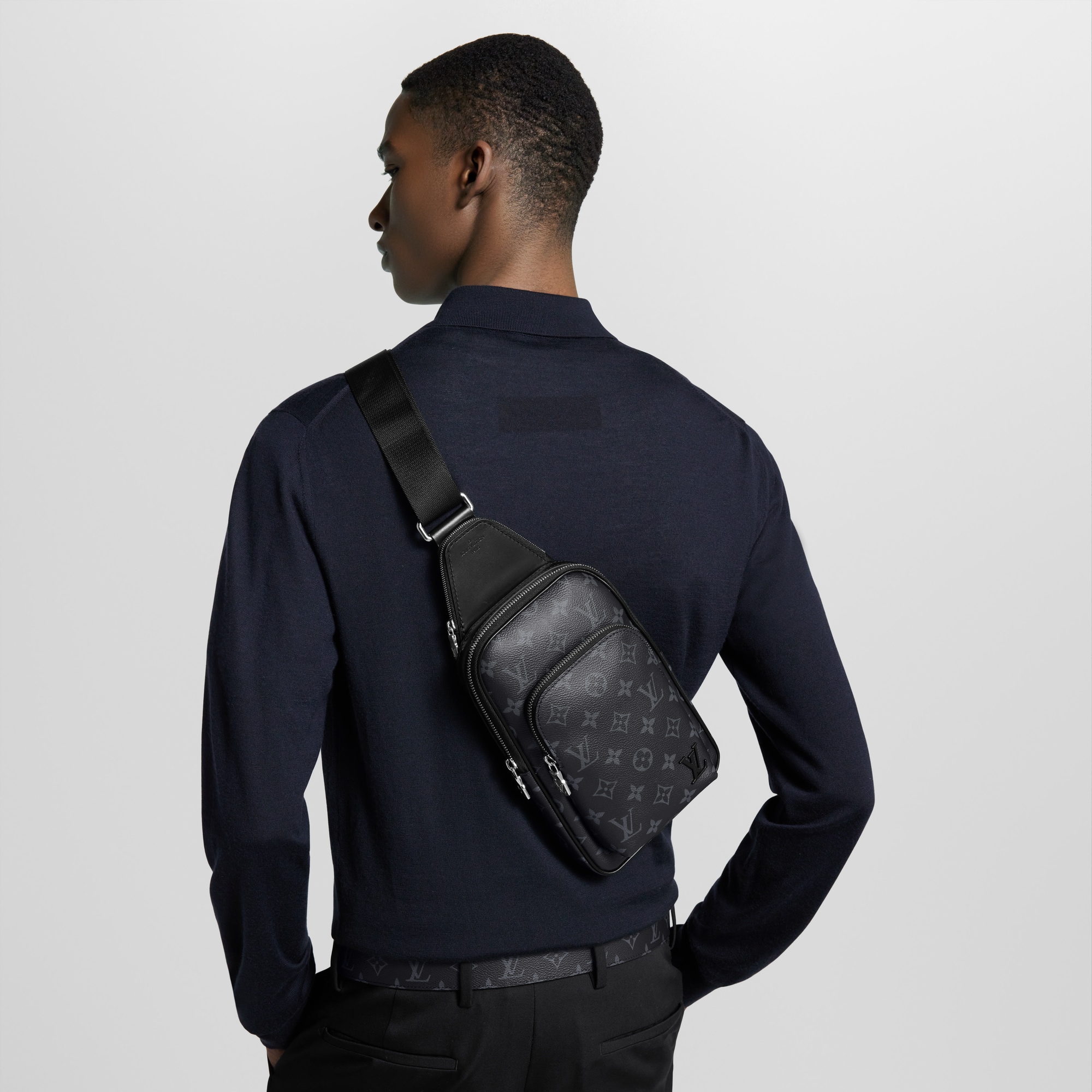 Monogram Eclipse Canvas Bags All Bags Avenue Slingbag PM | Louis Vuitton ® (Product zoom)