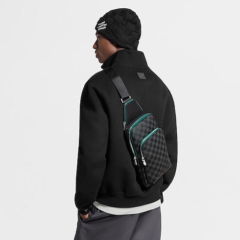 Damier Graphite Canvas Men's Bags New In Avenue Slingbag PM | Louis Vuitton ® (Product zoom)