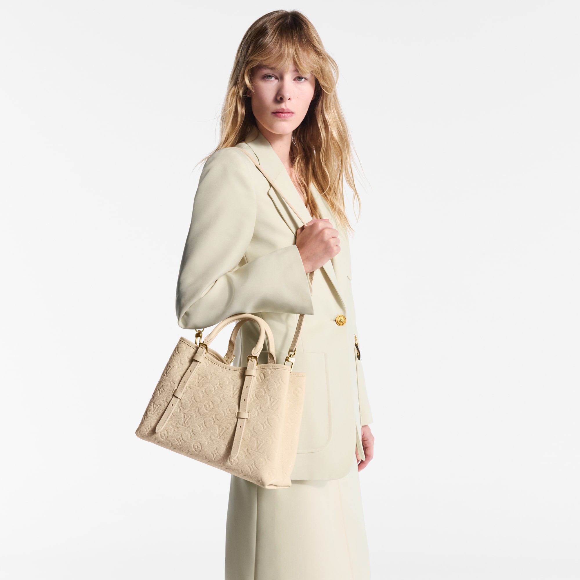 Monogram Empreinte Leather Handbags All Handbags Babylone Tote PM | Louis Vuitton ® (Product zoom)