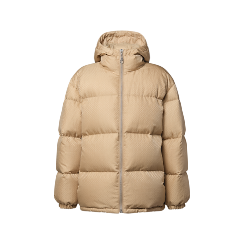 Ready-to-Wear Coats and Jackets Belt Detail Nanogram Puffer Jacket | Louis Vuitton ® (Product zoom)