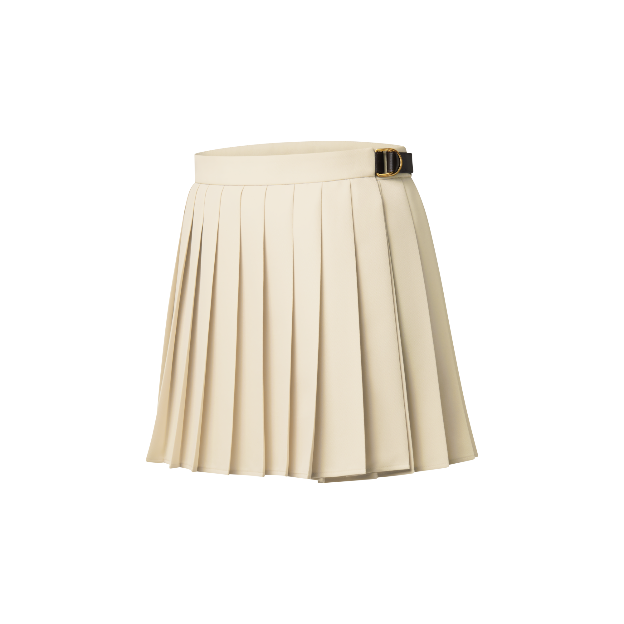  Ready-to-Wear Skirts and Shorts Belt Detail Pleated Mini Skirt | Louis Vuitton ® (Product zoom)