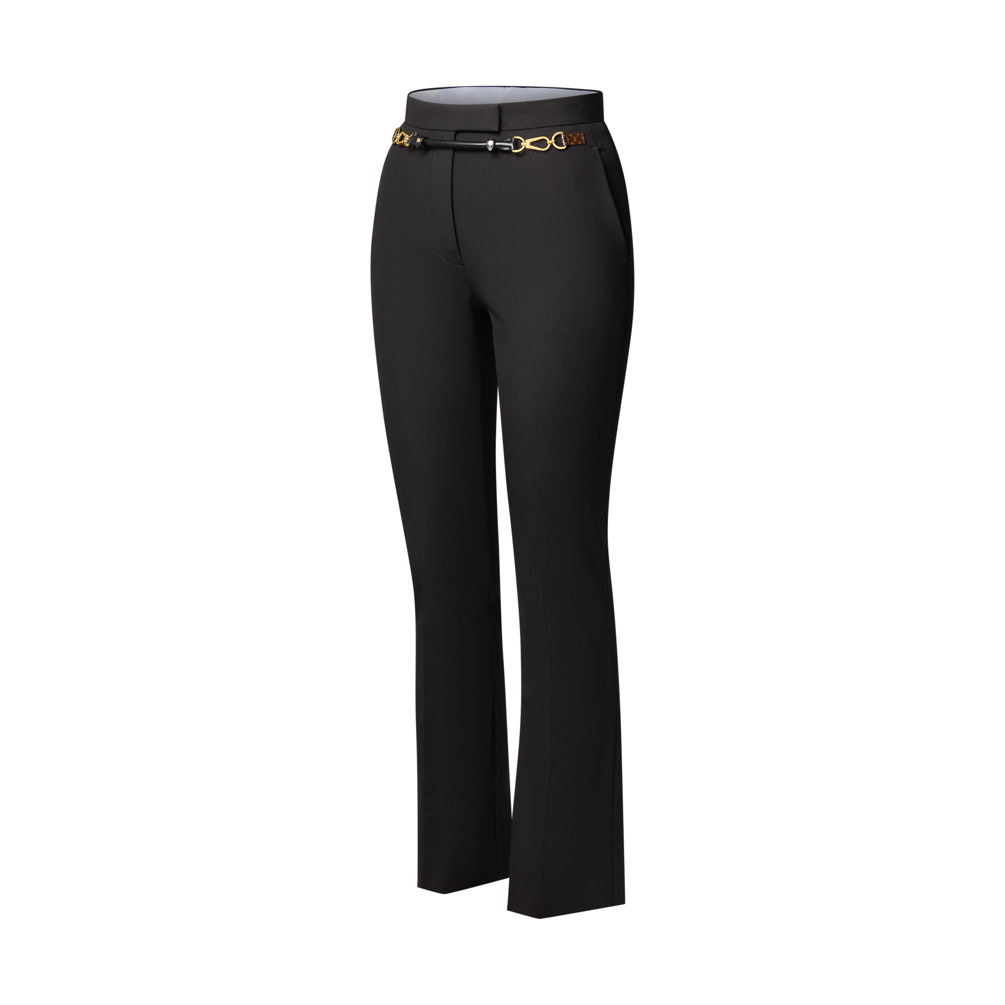Belt Detail Tailored Pants
