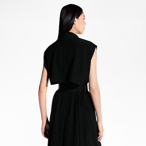 Ready-to-Wear Dresses Belted Double-Breasted Dress | Louis Vuitton ® (Product zoom)