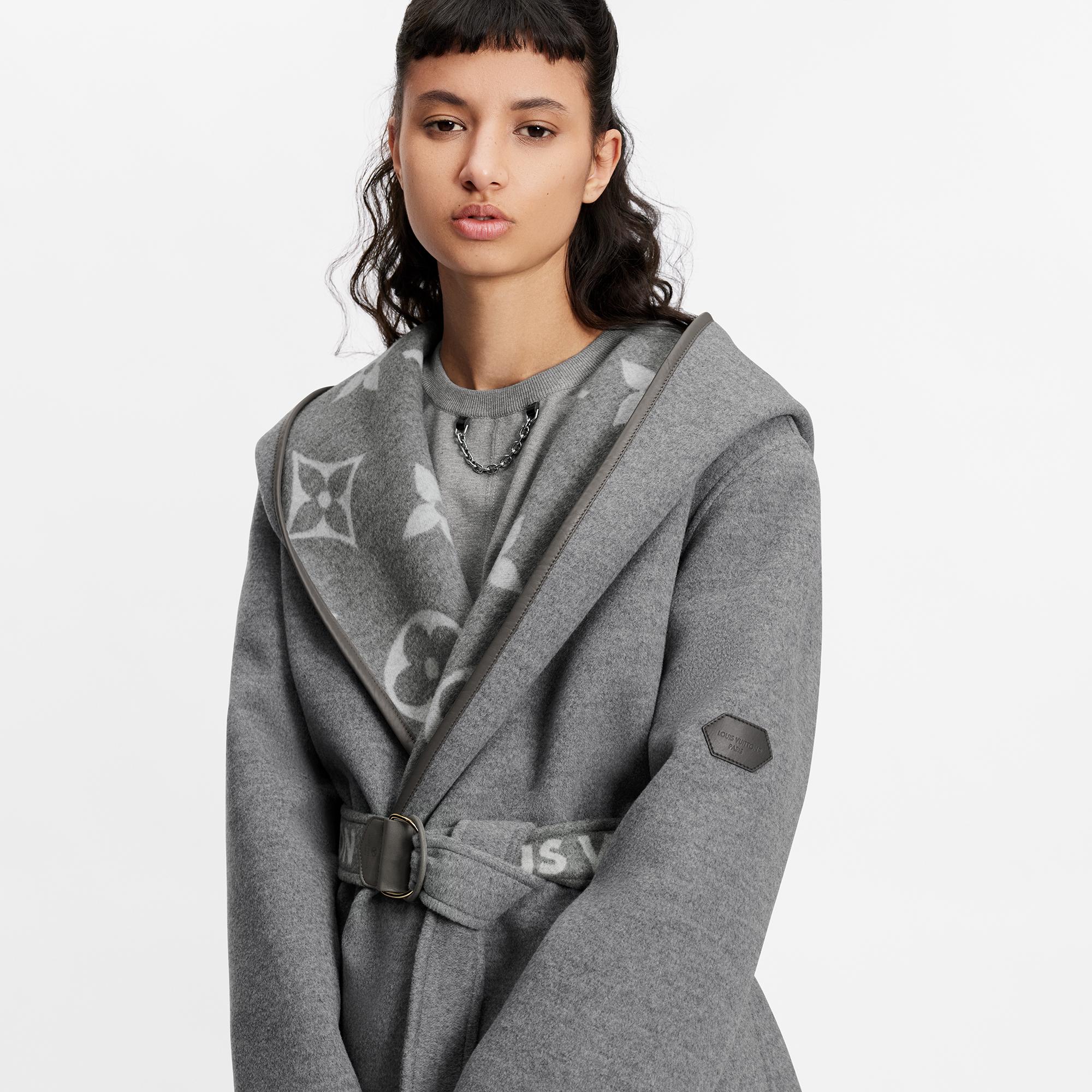 louis vuitton wrap coat