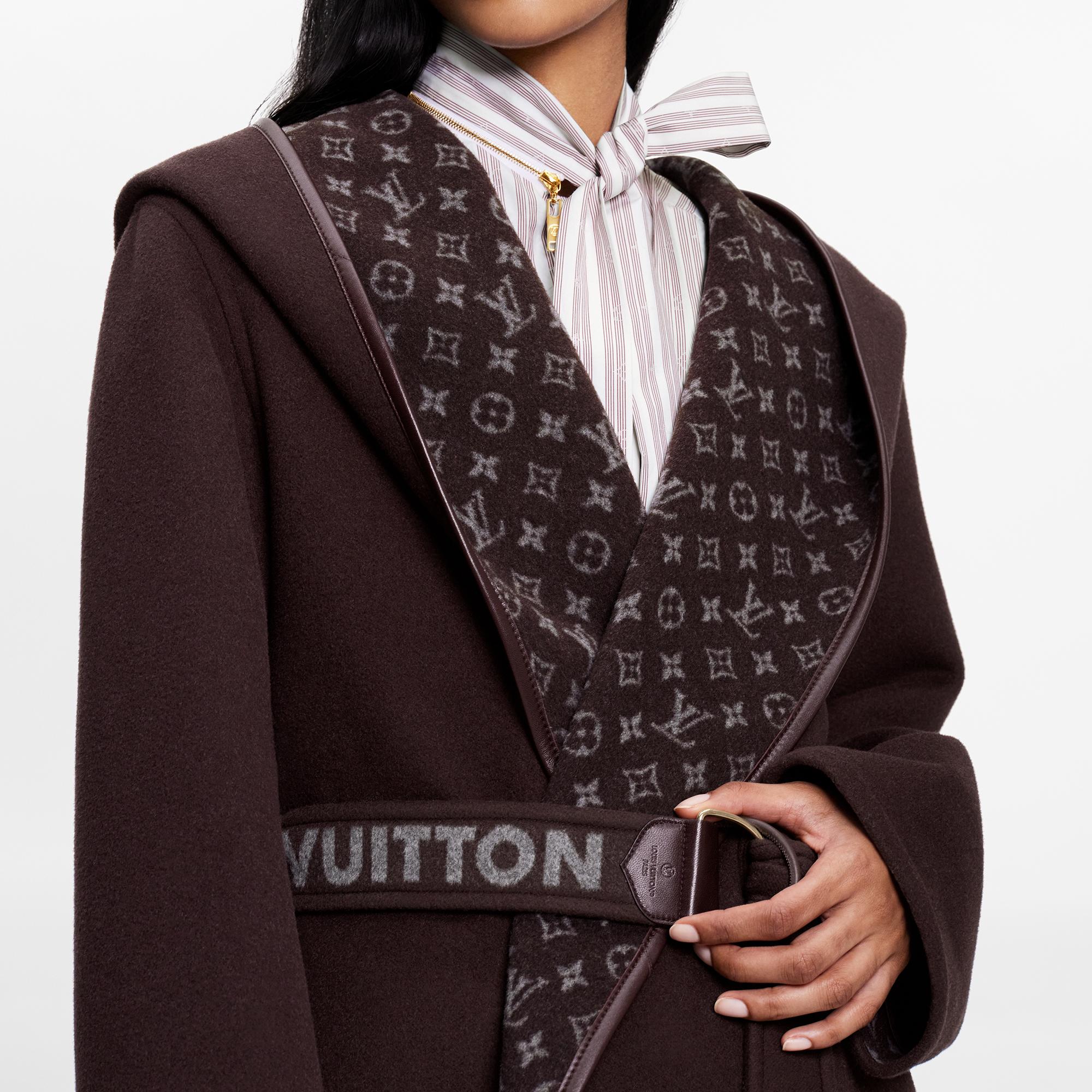 louis vuitton wrap coat