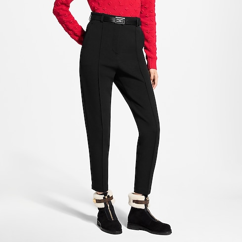Ready-to-Wear Pants and Shorts Belted Seam Detail Pants | Louis Vuitton ® (Product zoom)