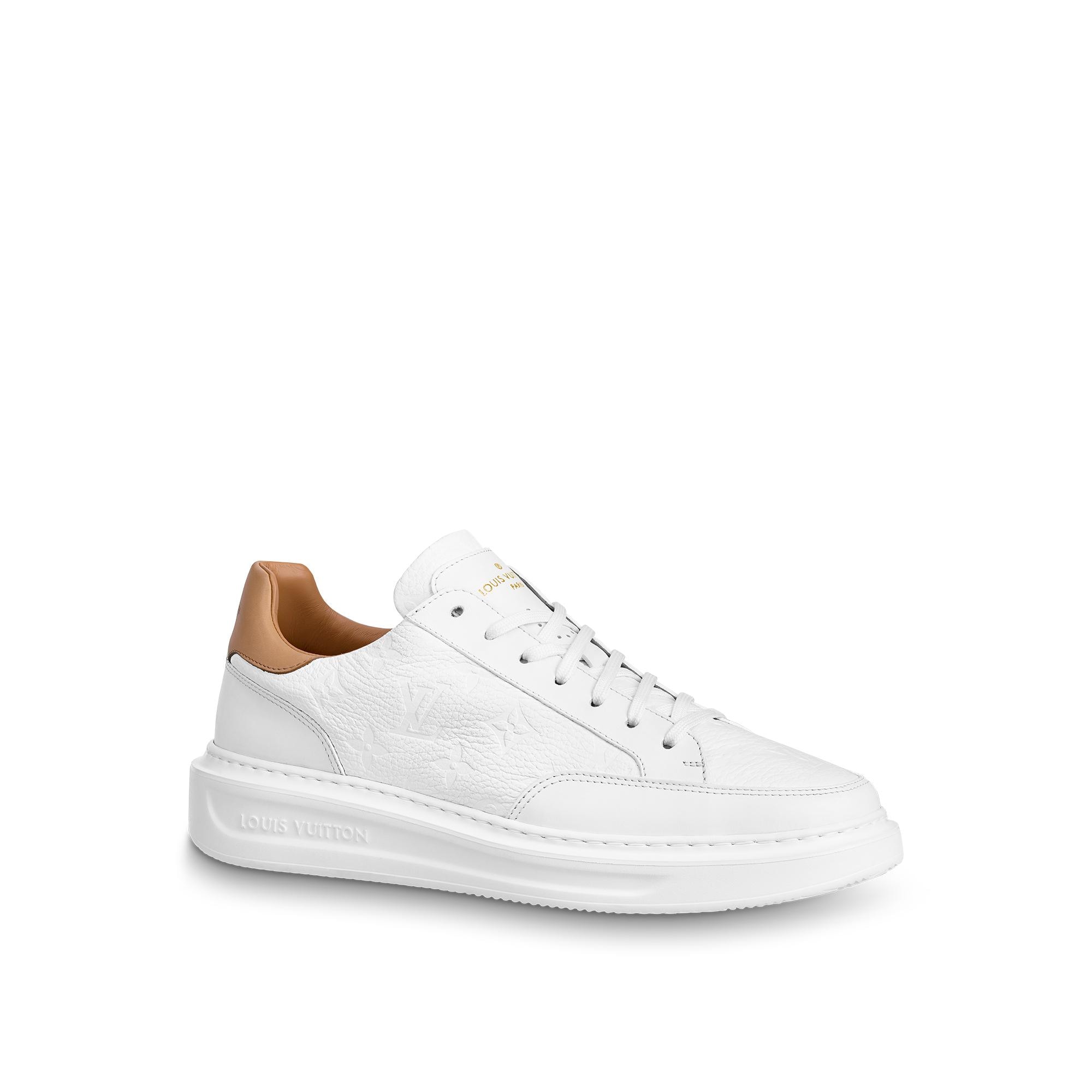 white lv sneakers