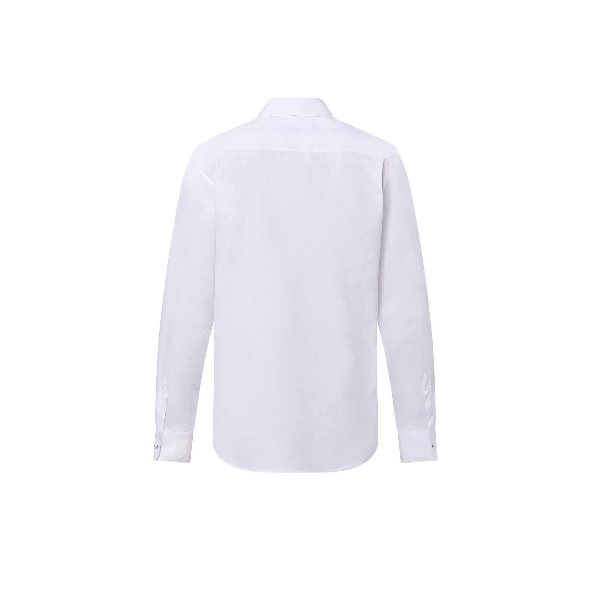Bib-Front Cotton Evening Shirt