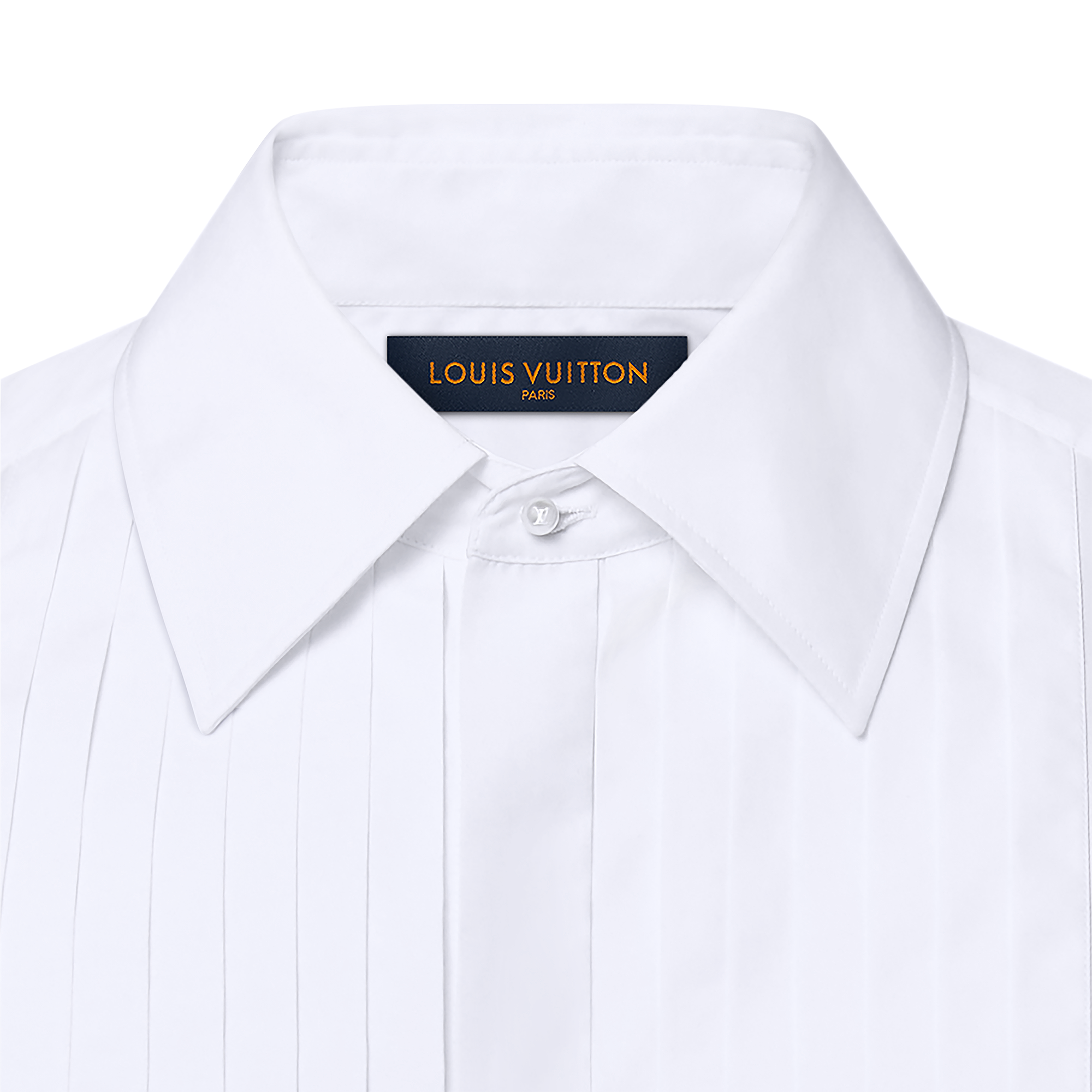  Ready-to-Wear Shirts Bib-Front Cotton Evening Shirt | Louis Vuitton ® (Product zoom)