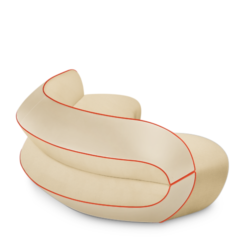 Home and Art of Dining Furniture Binda Sofa By Raw Edges | Louis Vuitton ® (Product zoom)