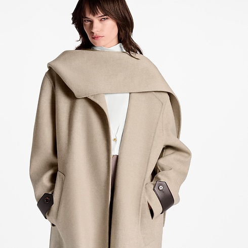 Ready-to-Wear Coats and Jackets Blanket Scarf Coat | Louis Vuitton ® (Product zoom)