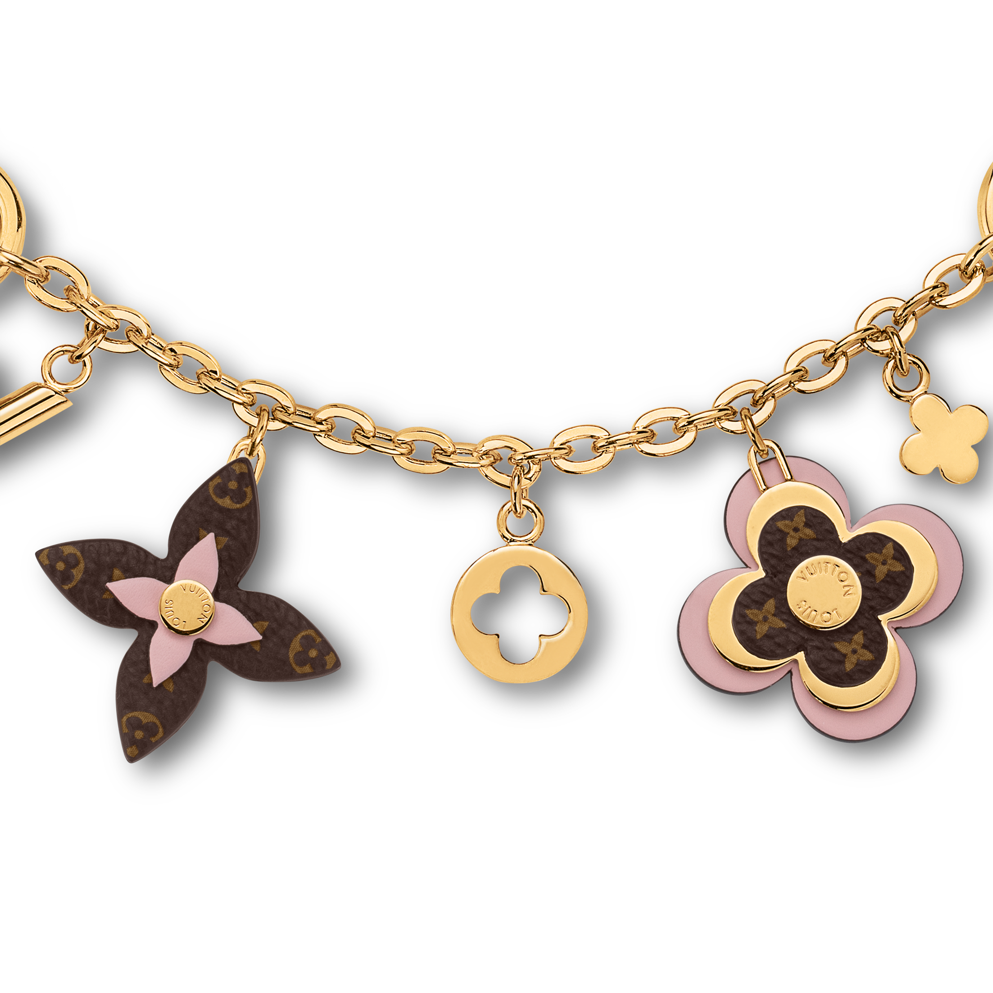 S00 Accessories Key Holders and Bag Charms Blooming Flowers Chain Bag Charm | Louis Vuitton ® (Product zoom)