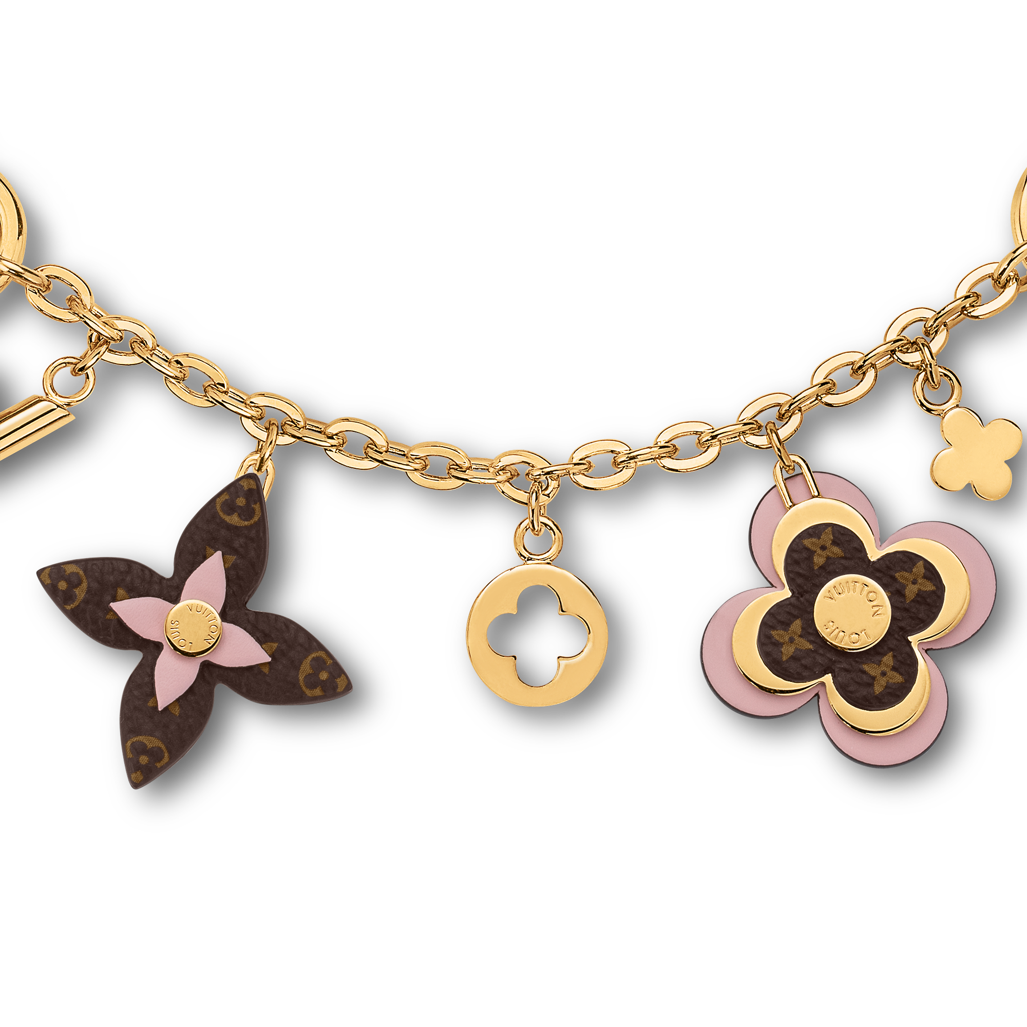 Blooming Flowers Chain Bag Charm