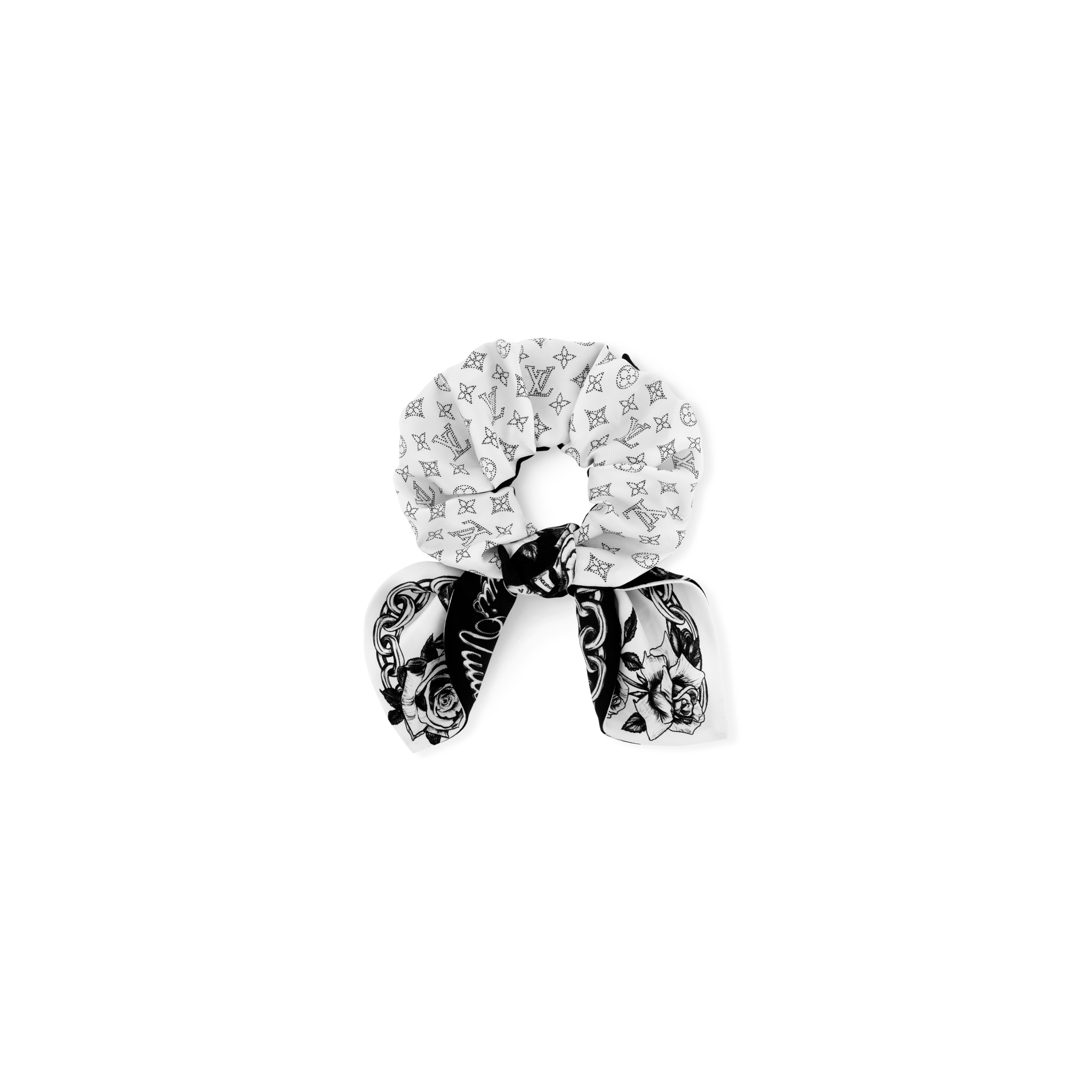 S00 Accessories Hair Accessories Blooming Monogram Scrunchy | Louis Vuitton ® (Product zoom)