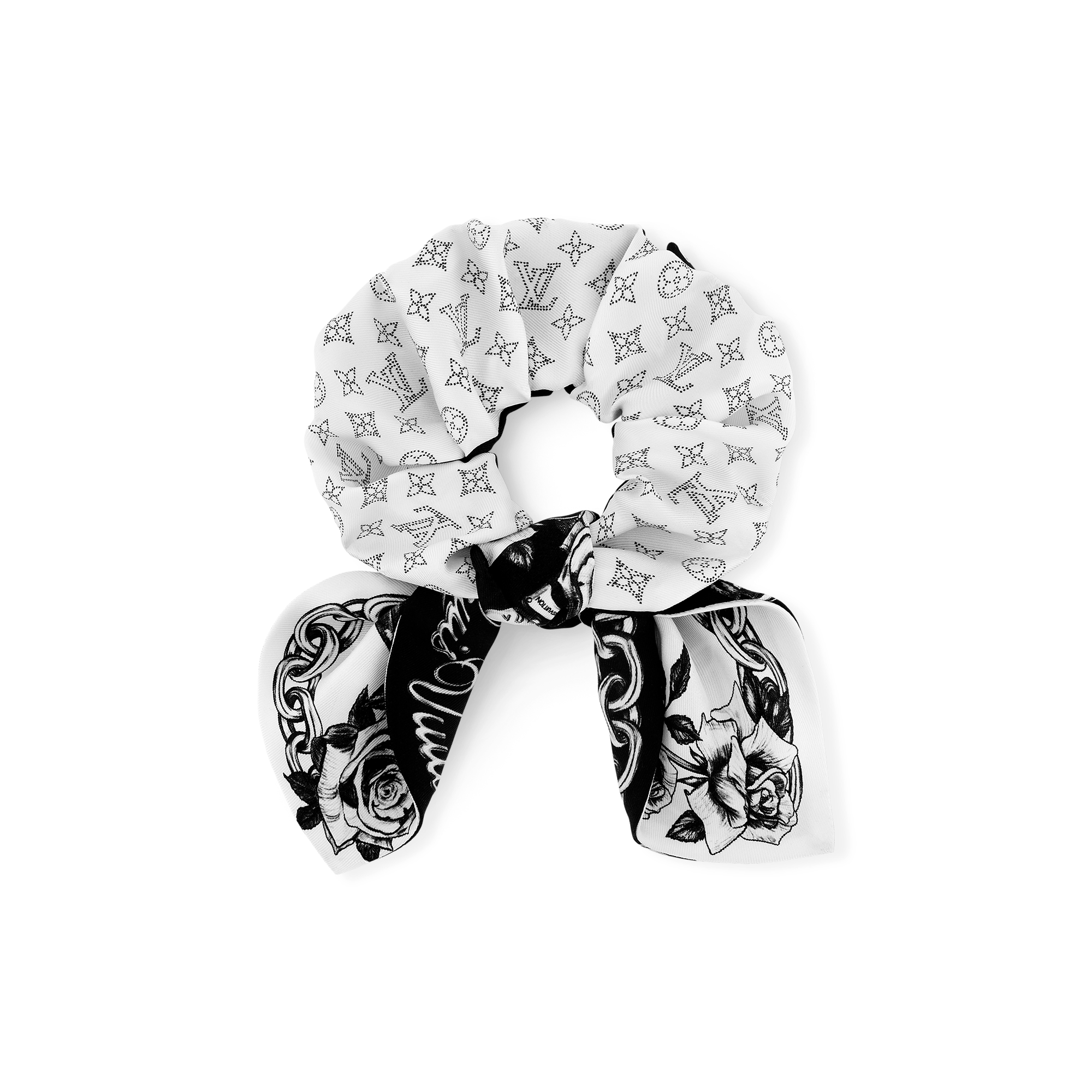 Blooming Monogram Scrunchy